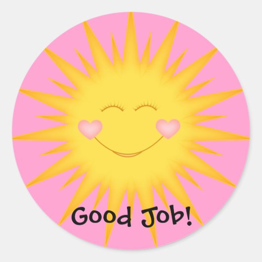 Student Stickers / Goed werk, goed gedaan, super s (Voorkant)