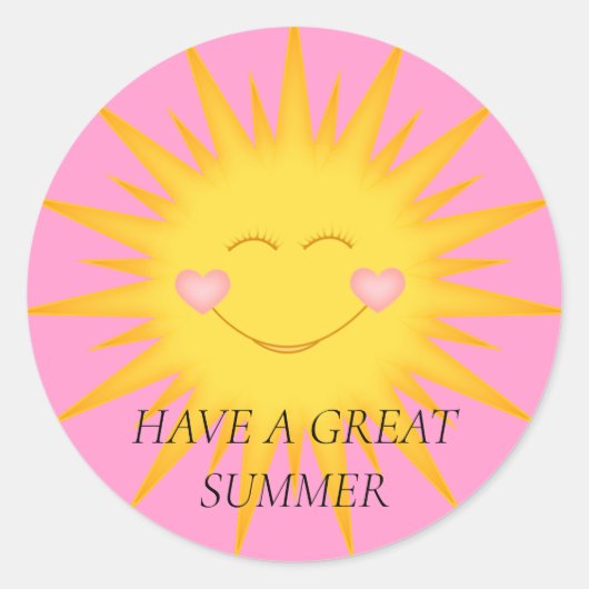 Student Stickers Welcome Back Good Job Happy Sun (Voorkant)