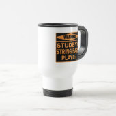 Student String Bass Player Travel Mug Reisbeker (Voorkant rechts)