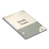 Student studie notitieboek Minimalistische estheti (Rechterzijde)