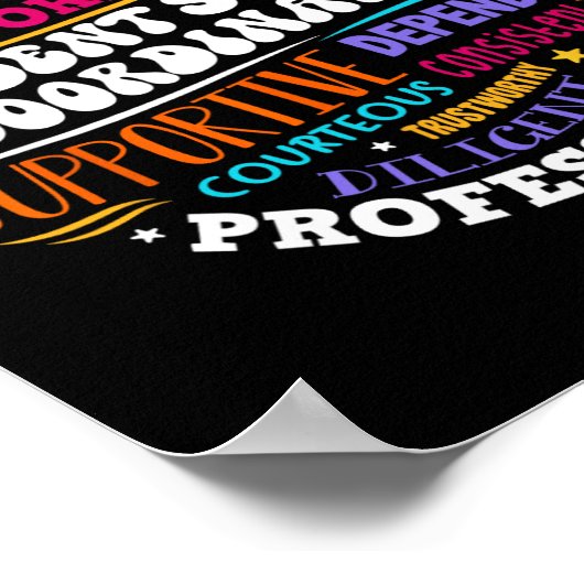 Student Support Coordinator Appreciation Day Back Poster (Hoek)