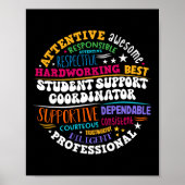 Student Support Coordinator Appreciation Day Back Poster (Voorkant)