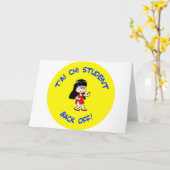 student t'ai chi tai je weer terug kaart (Gele Bloem)