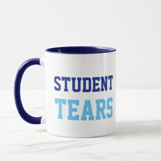 Student Tears leraar humor koffie mok (Links)