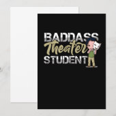 Student theater via Actor Actress Gift Kaart (Voorkant / Achterkant)