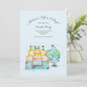 Student Trunk Party uitnodiging (Staand voorkant)