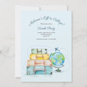 Student Trunk Party uitnodiging