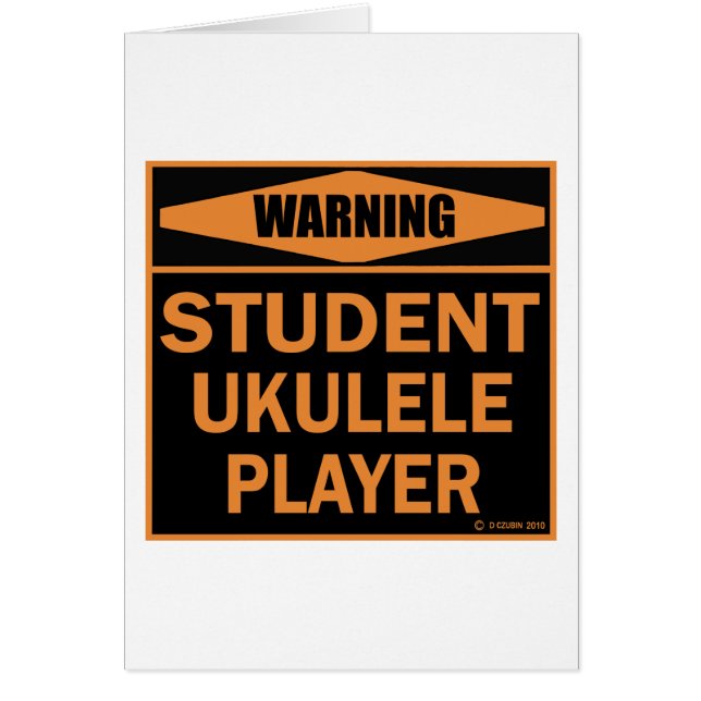 Student Ukulele Player (Voorkant)