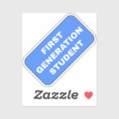 Student van de eerste generatie sticker (Vel)