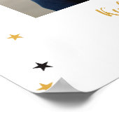 Student van het machtenfeest tekent plezier poster (Hoek)