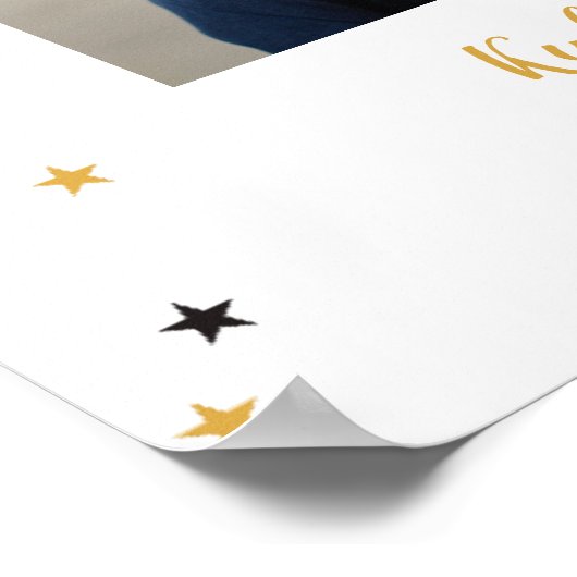 Student van het machtenfeest tekent plezier poster (Hoek)