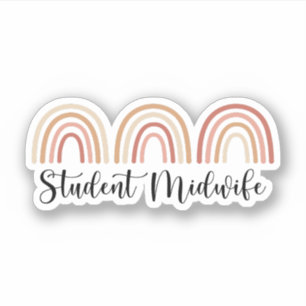 Student Verloskundige, Verloskundige Student Sticker