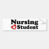 Student verpleegkunde bumpersticker (Voorkant)