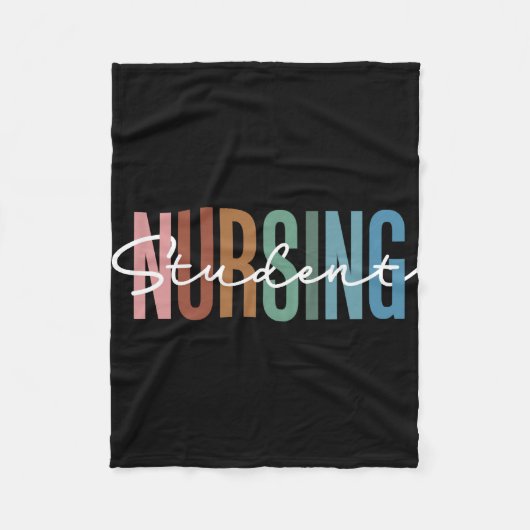 Student verpleegkunde fleece deken (Voorkant)