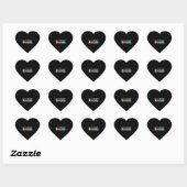 Student verpleegkunde hart sticker (Vel)