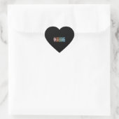Student verpleegkunde hart sticker (Tas)
