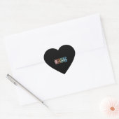Student verpleegkunde hart sticker (Envelop)