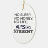 Student verpleegkunde keramisch ornament (Links)