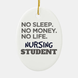 Student verpleegkunde keramisch ornament