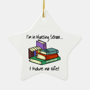 Student verpleegkunde keramisch ornament