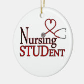 Student verpleegkunde keramisch ornament (Links)