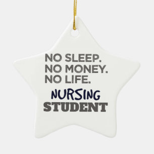 Student verpleegkunde keramisch ornament