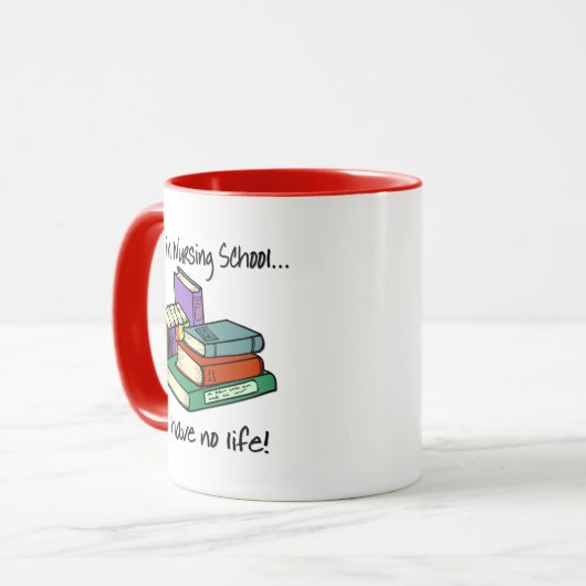 Student verpleegkunde mok (Voorkant links)