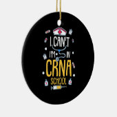 Student verpleegkunde op CRNA-school Keramisch Ornament (Rechts)