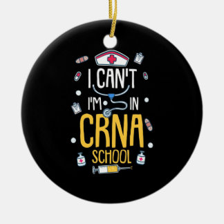 Student verpleegkunde op CRNA-school Keramisch Ornament