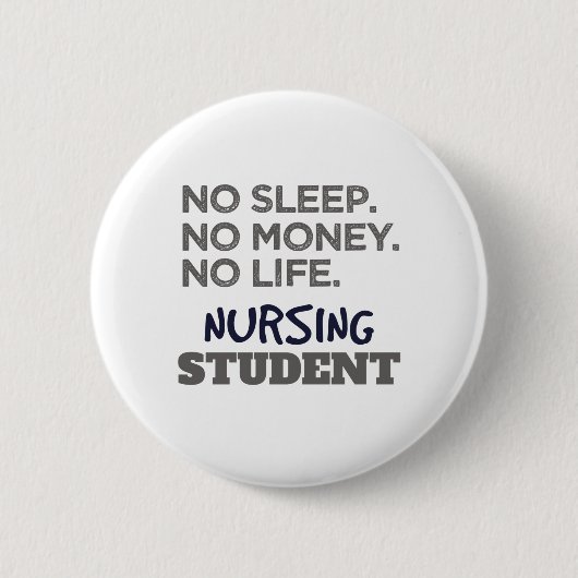 Student verpleegkunde ronde button 5,7 cm (Voorkant)