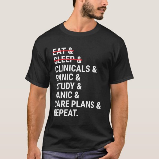 Student verpleegkunde t-shirt (Voorkant)
