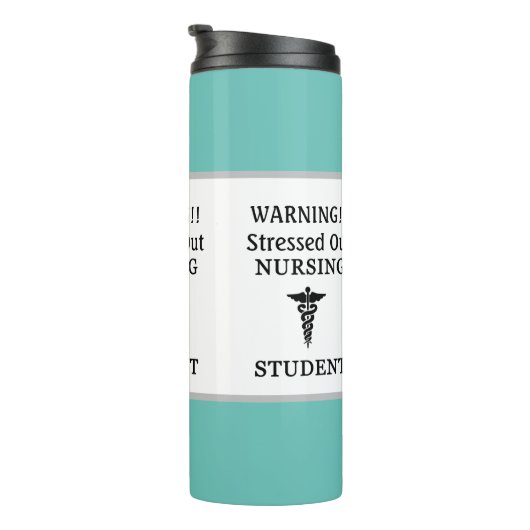 Student verpleegkunde thermosbeker (Geroteerd rechts)