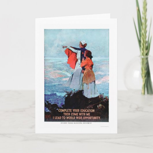 Student verpleegkundig personeel (US00312) Kaart (Voorkant)