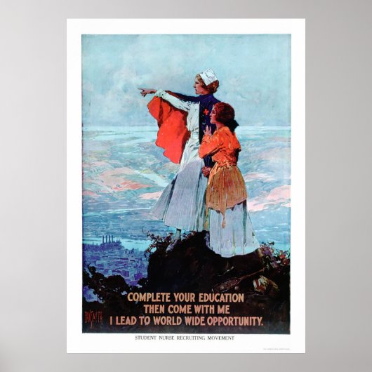 Student verpleegkundig personeel (US00312) Poster (Voorkant)