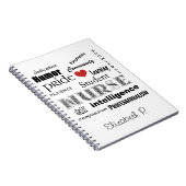 Student Verpleegkundige-Attributes+Heart/Persoonli Notitieboek (Rechterzijde)