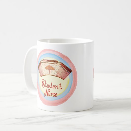 Student Verpleegkundige Pet Mok (Voorkant links)