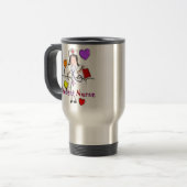 Student verpleegkundige Travel Mug Reisbeker (Voorkant links)