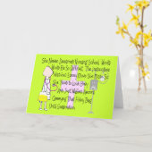 Student Verpleegkundige Verhaal Kunstgeschenken— " Kaart (Gele Bloem)