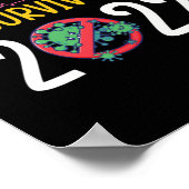 Student verpleegschool Survivor 2022 RN verpleegku Poster (Hoek)