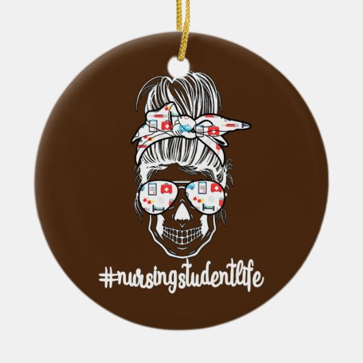 Student verpleegschool verpleegster keramisch ornament (Voorkant)