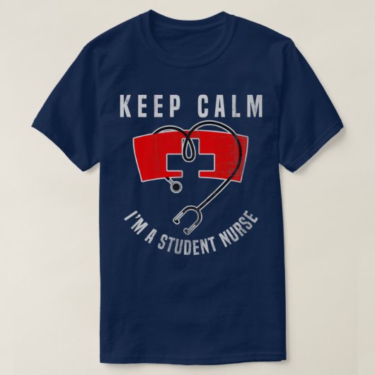 Student verpleegster 1 t-shirt (Design voorkant)