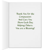 Student verpleegster Butterflies bedankt (Binnen (Rechts))