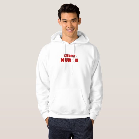 Student verpleegster hoodie (Voorkant volledig)