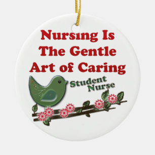 Student verpleegster keramisch ornament