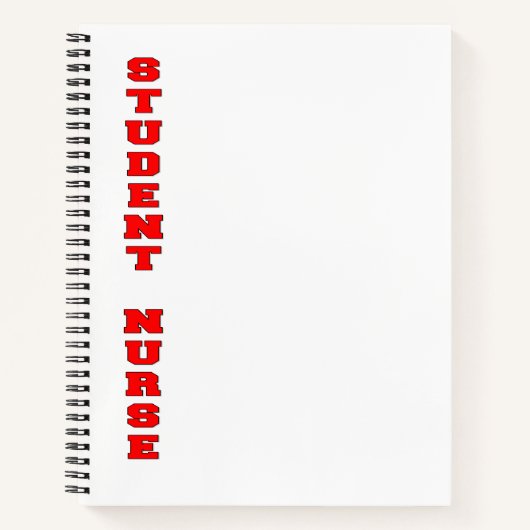 Student verpleegster notitieboek (Voorkant)