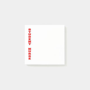 Student verpleegster post-it® notes