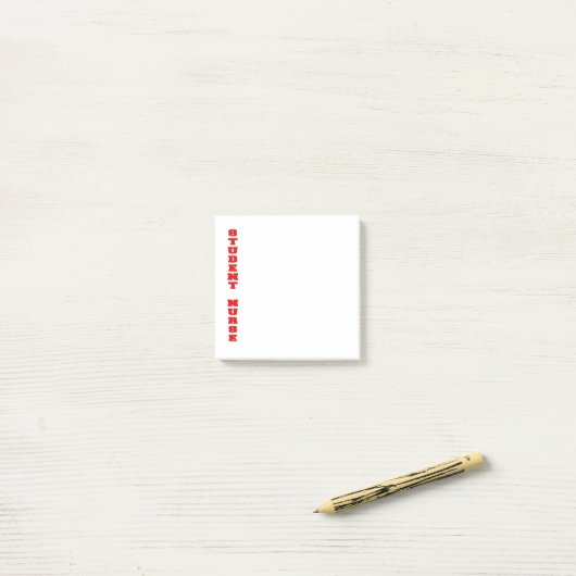 Student verpleegster post-it® notes (Op bureau)