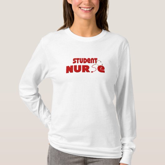 Student verpleegster t-shirt (Voorkant)