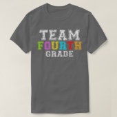 Student vierde graad leraar team (1) t-shirt (Design voorkant)