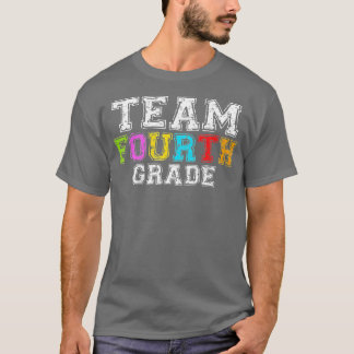 Student vierde graad leraar team (1) t-shirt
